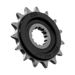 JT Front Rubber Cushioned Sprocket For Kawasaki ZX-6 R 600 2007-2016 Front Black  15T