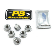 Pro Bolt Titanium Sprocket Nuts For Ducati 848 2008-2010 - Silver