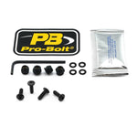 Pro Bolt Aluminium Screen Bolt Kit For Aprilia RS4 125 2011-2016 - Black