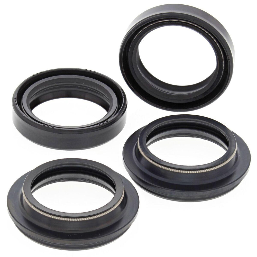 All Balls Fork Oil Seal/ Dust Seal Kit For Kawasaki EL 250 1988-1994 - Black