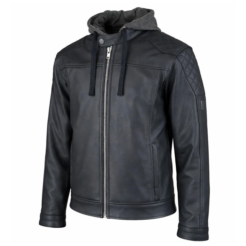 Spada Lambert Rev 2 Leather Motorcycle Jacket - Black
