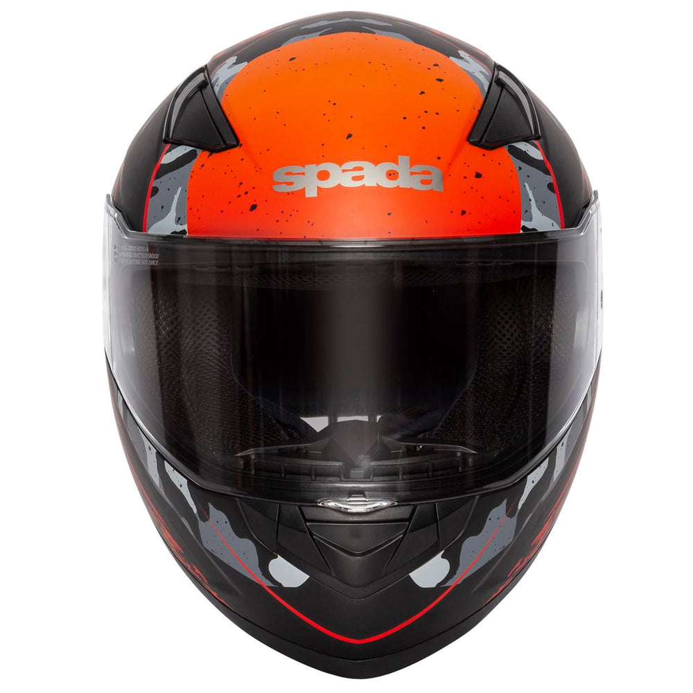 Spada Raiden Camo Orange Helmet