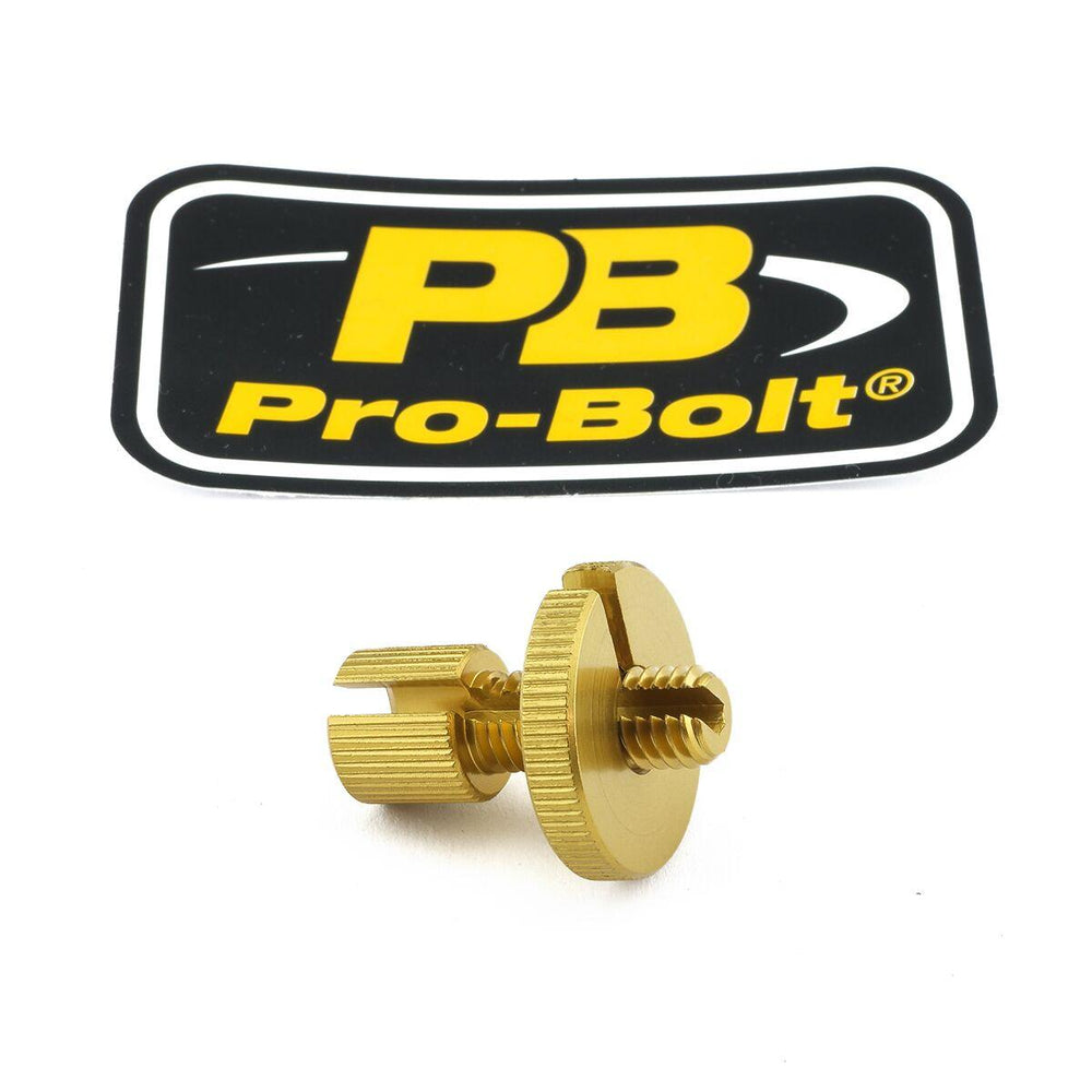 Pro Bolt Aluminium Cable Adjuster For Triumph Bonneville 865 T100 2015 - Gold