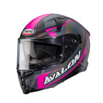Caberg Avalon X Optic Matt Black Grey Fuchsia Helmet