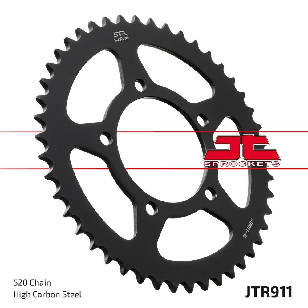 JT Steel Sprocket For Zontes 125 G1 ABS 2020-2024 Rear 46T