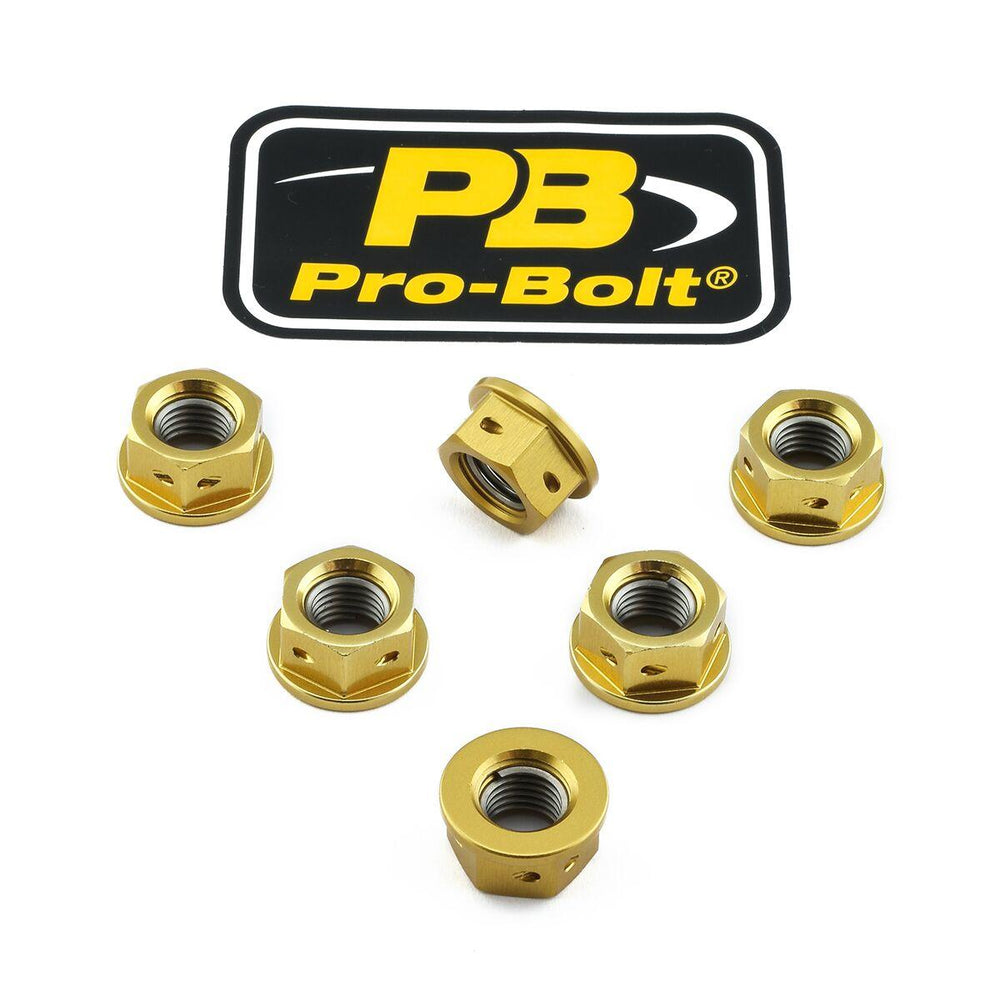 Pro Bolt Aluminium Sprocket Nuts For Ducati 748 1995-2003 - Gold