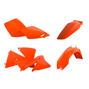 Polisport Standard Plastics Kit For KTM EXC125 2001 2002 Black Orange