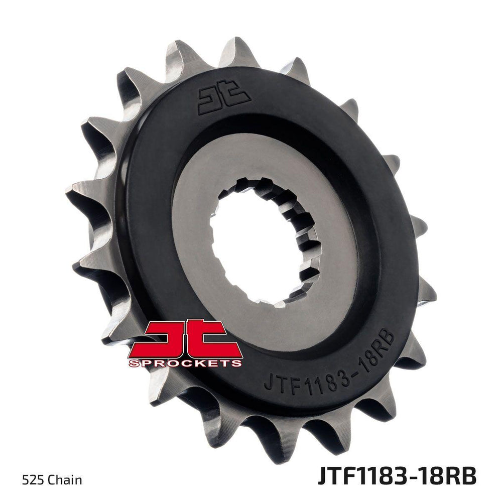 JT Front Rubber Cushioned Sprocket For Triumph America 865 2013-2015 Front Black  18T