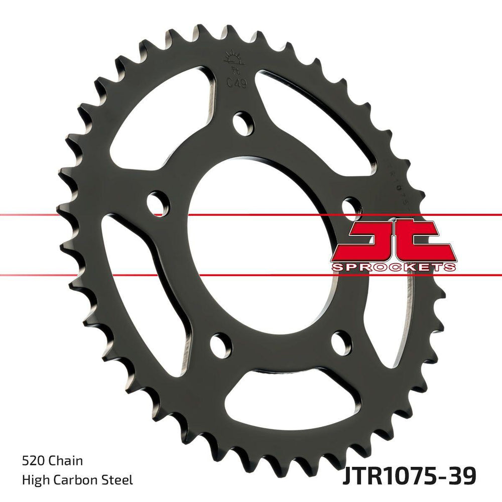 JT Sprocket For Kymco Venox 250 2004-2007 Rear Black 39T