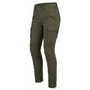 Spada Glide Ladies Utllity Motorcycle Trousers - Olive Green (Leg - L32)