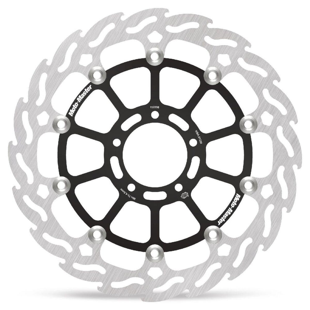 Moto Master Flame Series Floating Brake Disc For Ducati Hypermotard 698 2024 - Front Left