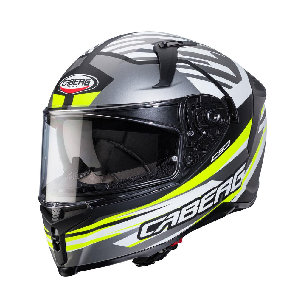 Caberg Avalon X Kira Matt Black Grey Yellow Helmet