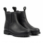Spada Highbury Motorcycle Chelsea Ankle Boots - Fuel Black