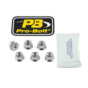 Pro Bolt Stainless Steel Sprocket Nuts For Ducati 748 1995-2003 - Silver