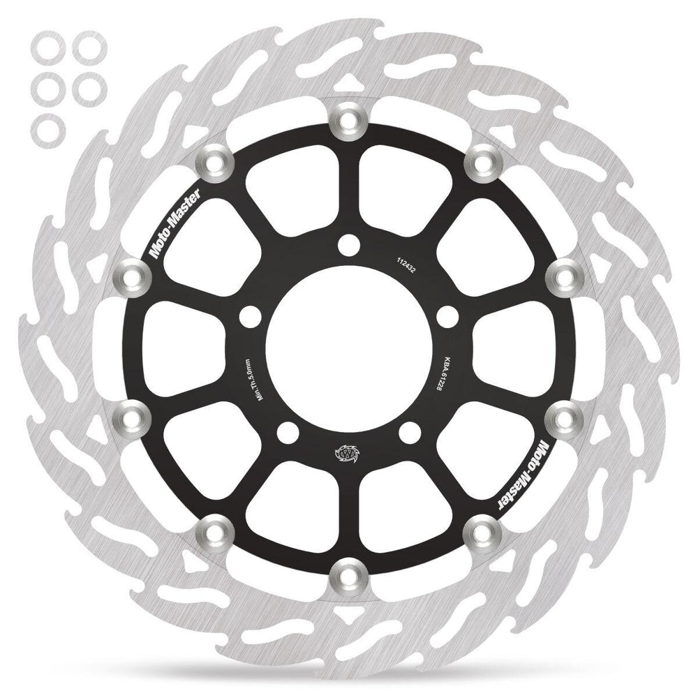 Moto Master Flame Series Brake Disc For Kawasaki Z H2 1000 ABS 2020-2025 Front Left