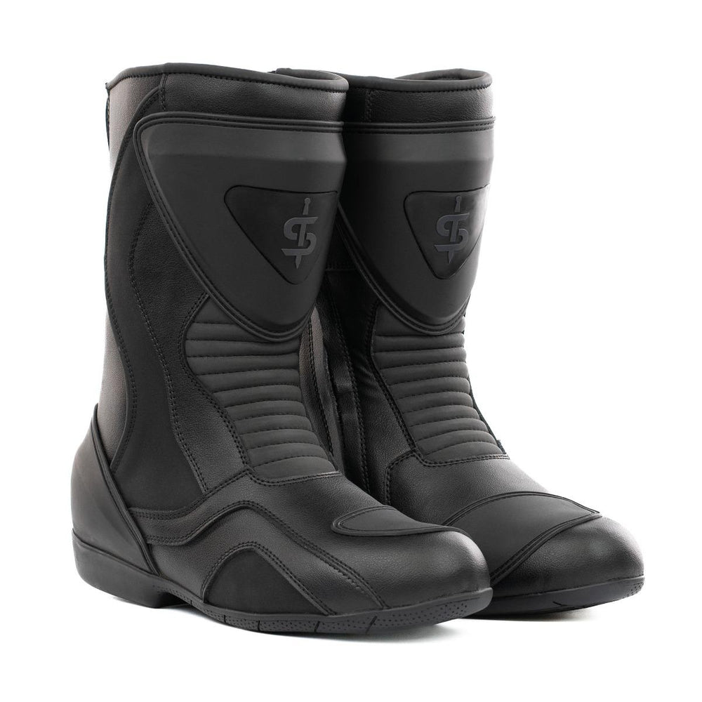 Spada Cyclone Waterproof Motorcycle Boots - Black