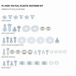 UFO Full Plastic Fastener Kit For Honda CR125 1993-1997 - Steel