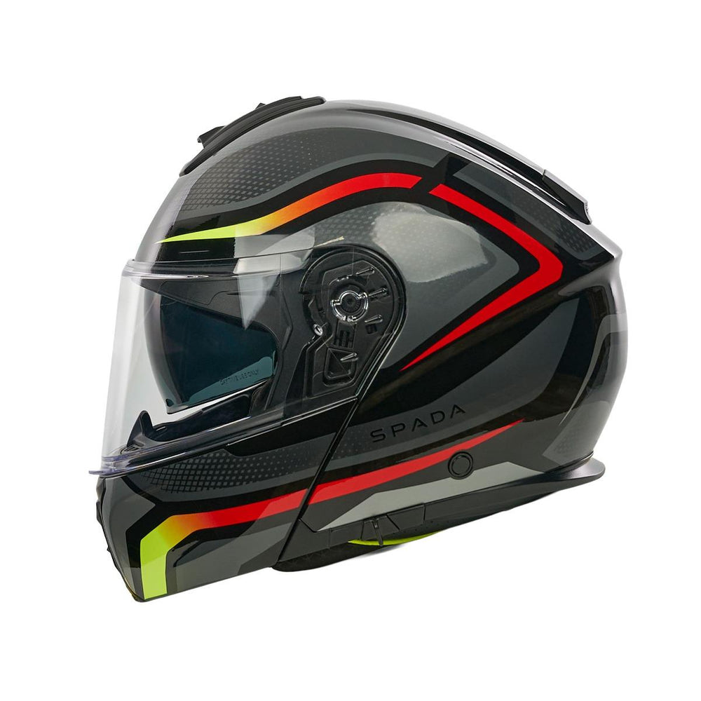 Spada Sirius Flip Front Motorcycle Helmet - Flow Orange