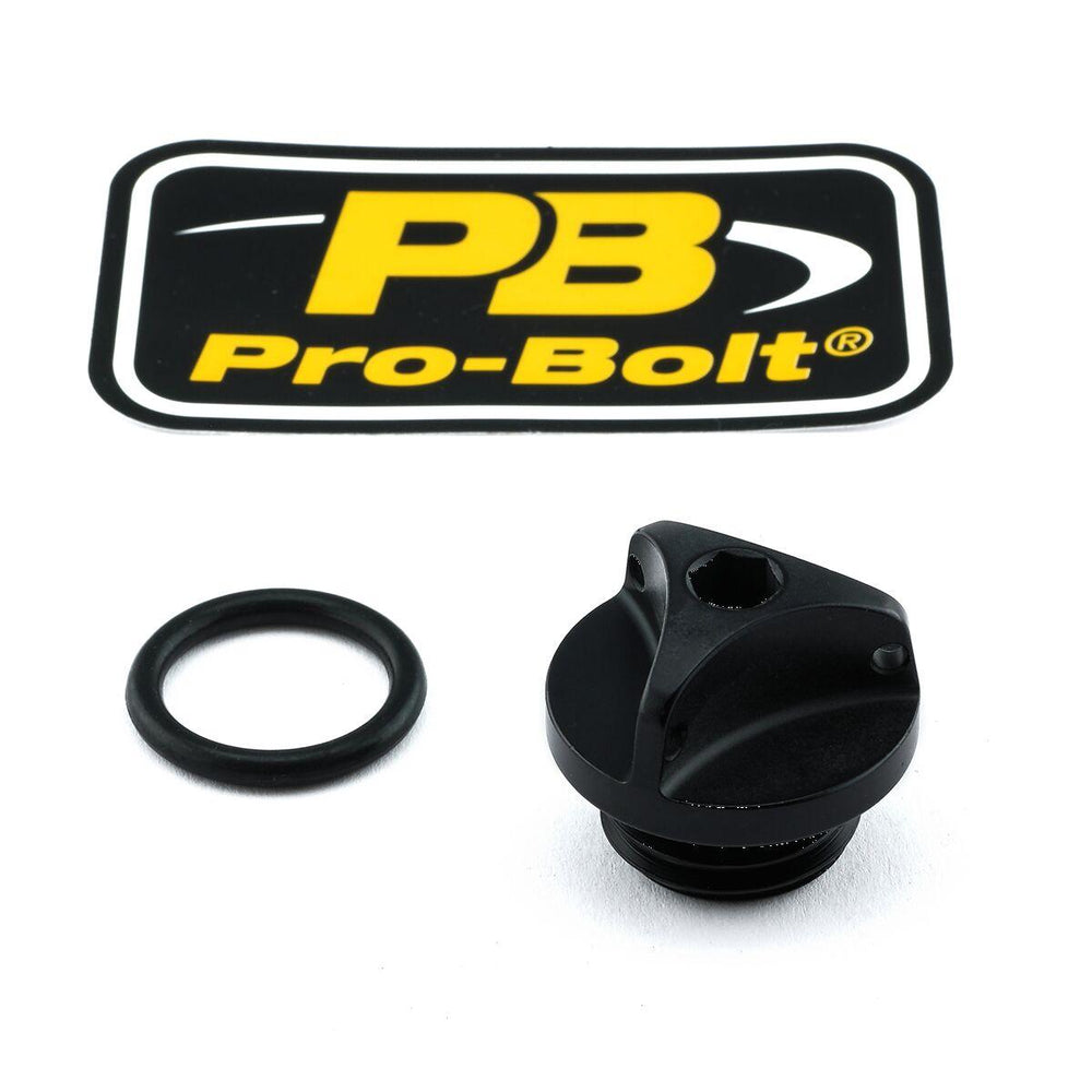 Pro Bolt Aluminium Oil Filler Caps For Ducati 848 2008-2010 - Black