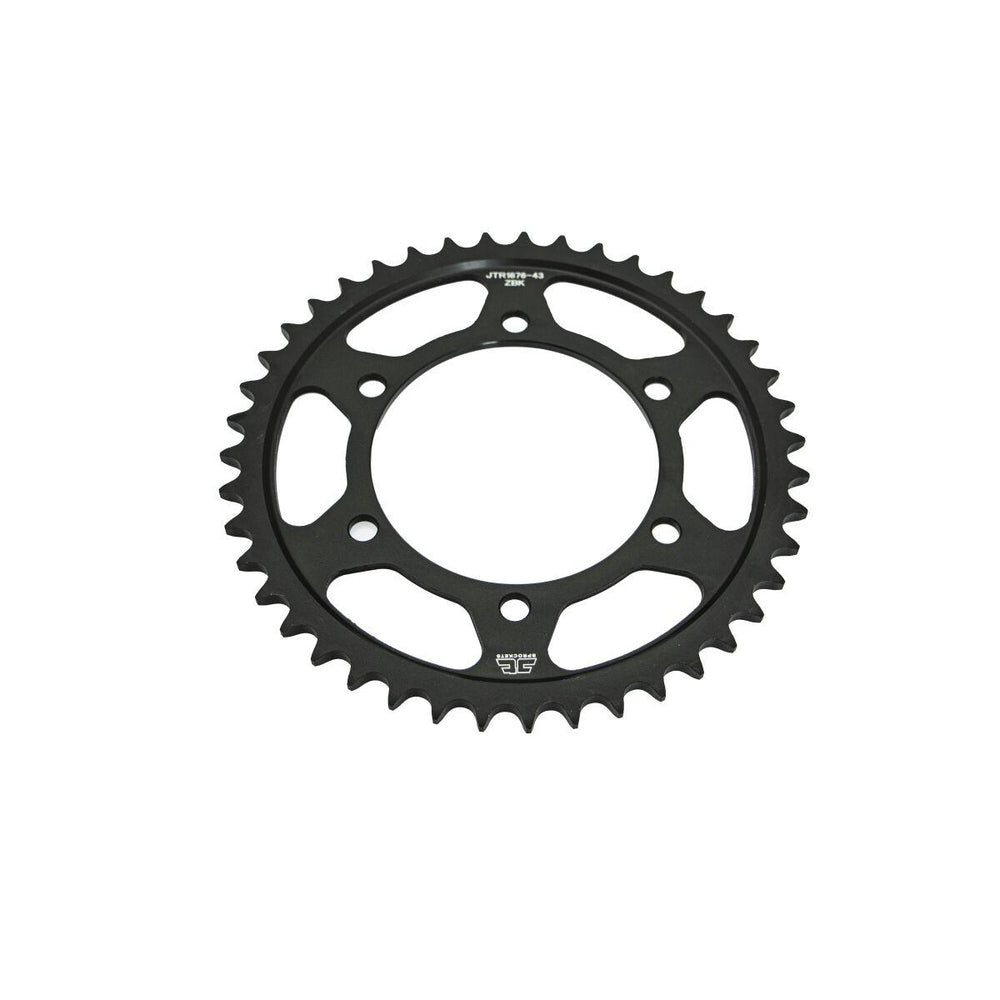 JT Steel Sprocket For Yamaha FJ-09 850 ABS 2015-2019 Rear 43T - Black