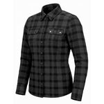 Spada Ember CE Approved Ladies Armoured Motorcycle Shirt - Black/Grey