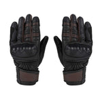 Spada Bennett CE Ladies Leather Motorcycle Gloves - Chocolate Brown