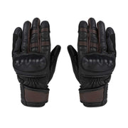 Spada Bennett CE Ladies Leather Motorcycle Gloves - Chocolate Brown
