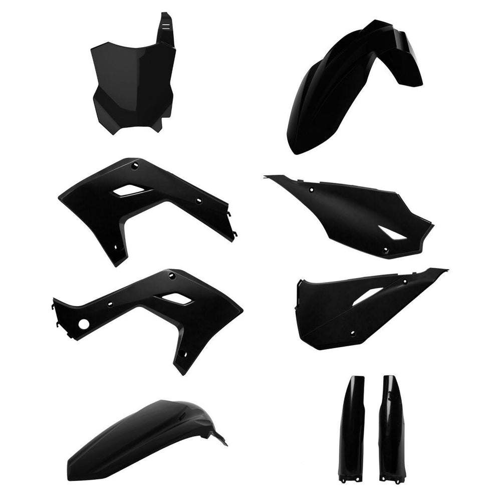 Polisport Plastics Kit RESTYLE For Kawasaki KX125 2003-2008 - Black