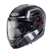 Caberg Horus X Road Matt Black Gun Metal White Helmet