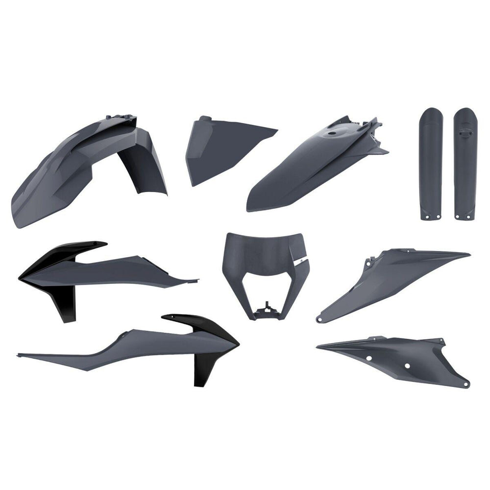 Polisport Full Plastics Kit For KTM EXC150 TPI 2020-2021 - Grey