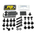 Pro Bolt Aluminium Fairing Bolt Kit For Yamaha For Yamaha YZF-R6 600 2008-2016 - Black
