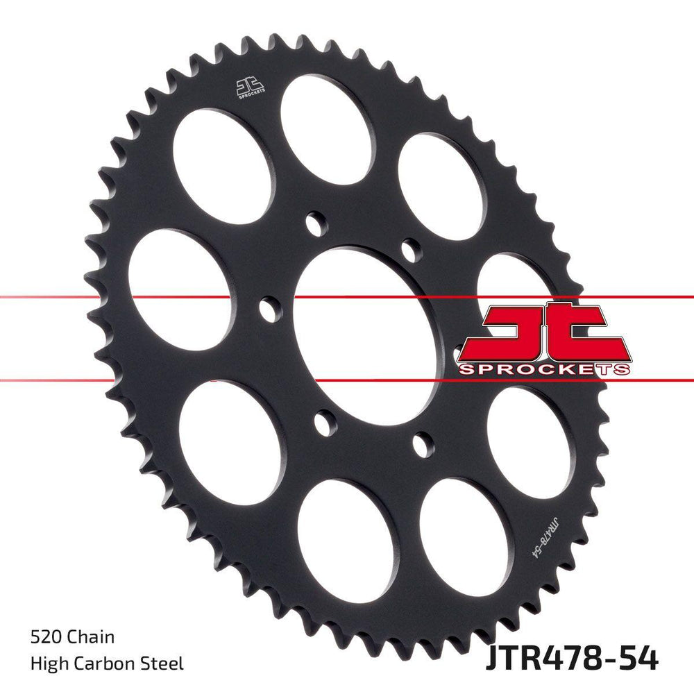 JT Steel Sprocket For CF Moto GT 400 ABS 2020-2021 Rear 54T