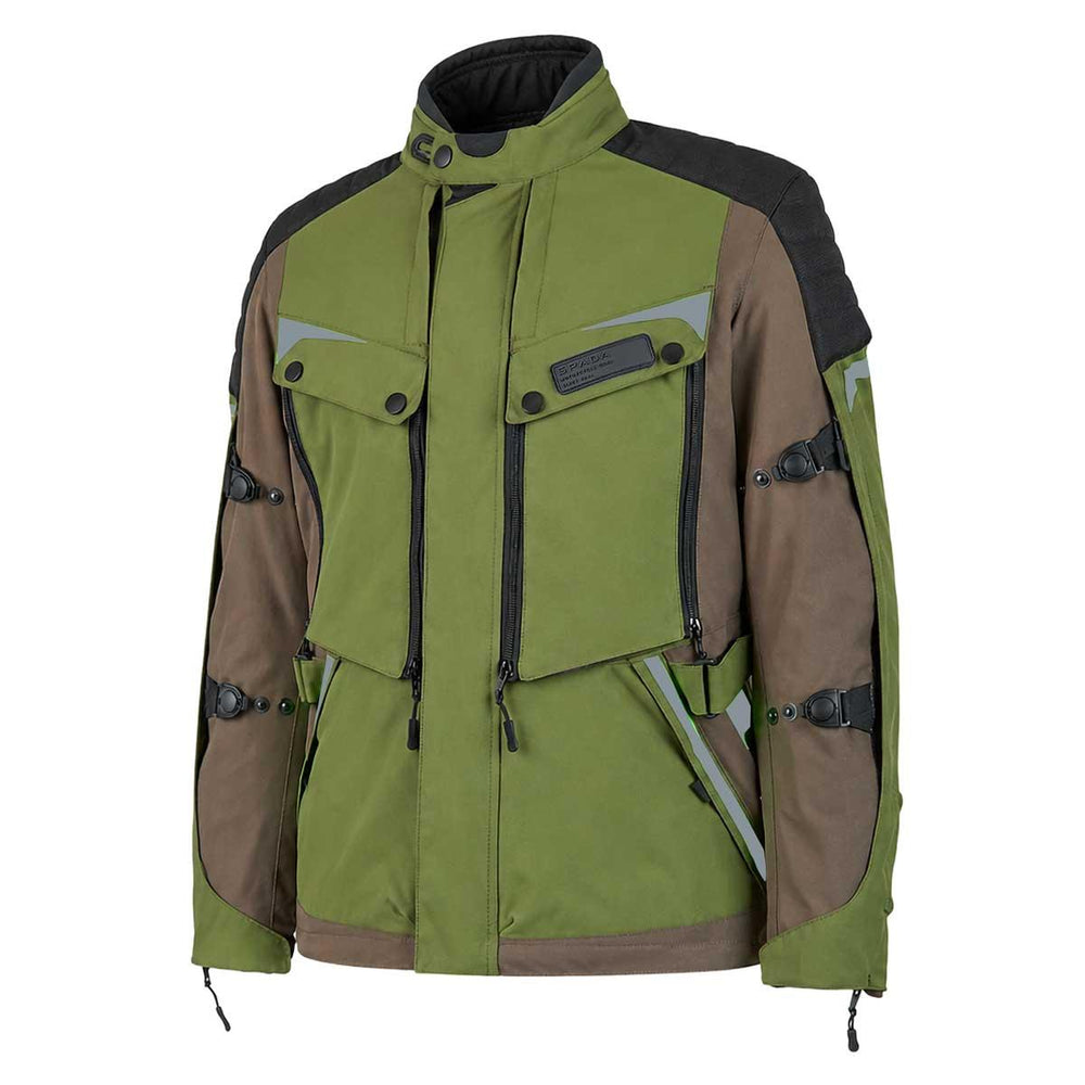 Spada Vanguard Waterproof Motorcycle Jacket - Forest Green
