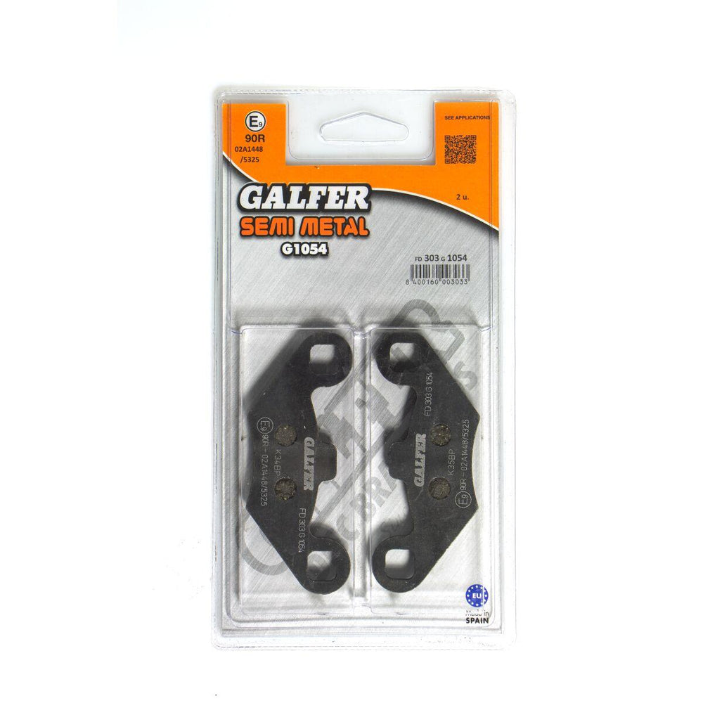 Galfer Semi Metallic Brake Pads For Polaris Big Boss 250 4X6 1989-1992 - Front