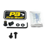 Pro Bolt Aluminium Screen Bolt Kit For Suzuki DL 1000 2002-2009 - Black