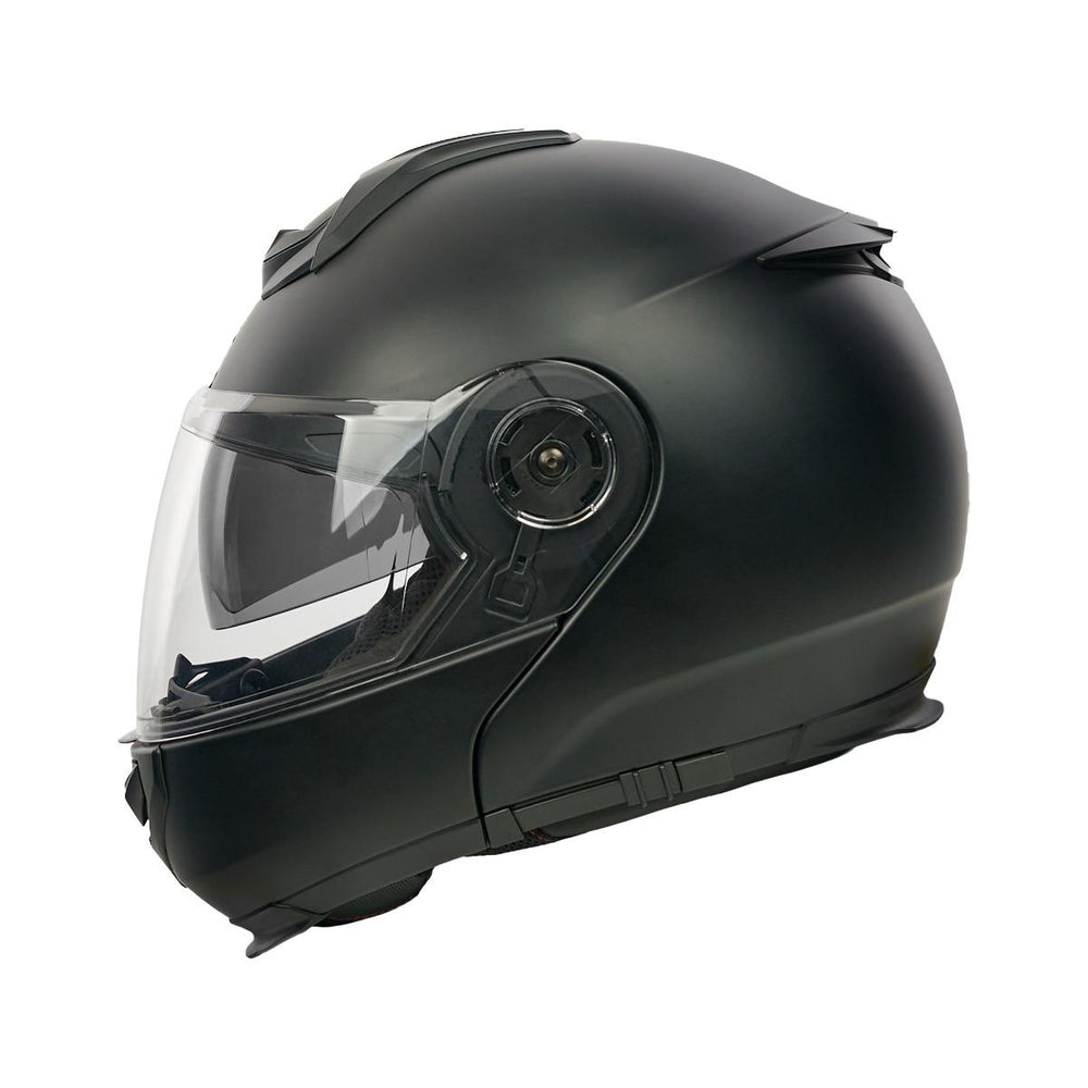 Spada Bastion Flip Front Motorcycle Helmet - Matt Black