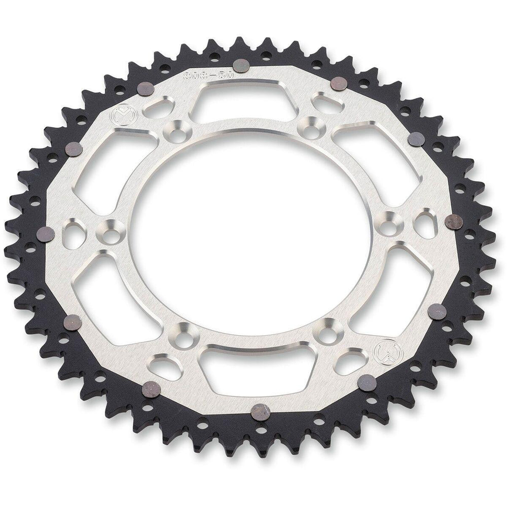 Moose Racing Sprocket For Kawasaki KDX175 1980-1982 Rear Black/Silver 52T