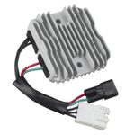 Motoplat Regulator For Suzuki AN 650 2003-2009 - Black/Silver