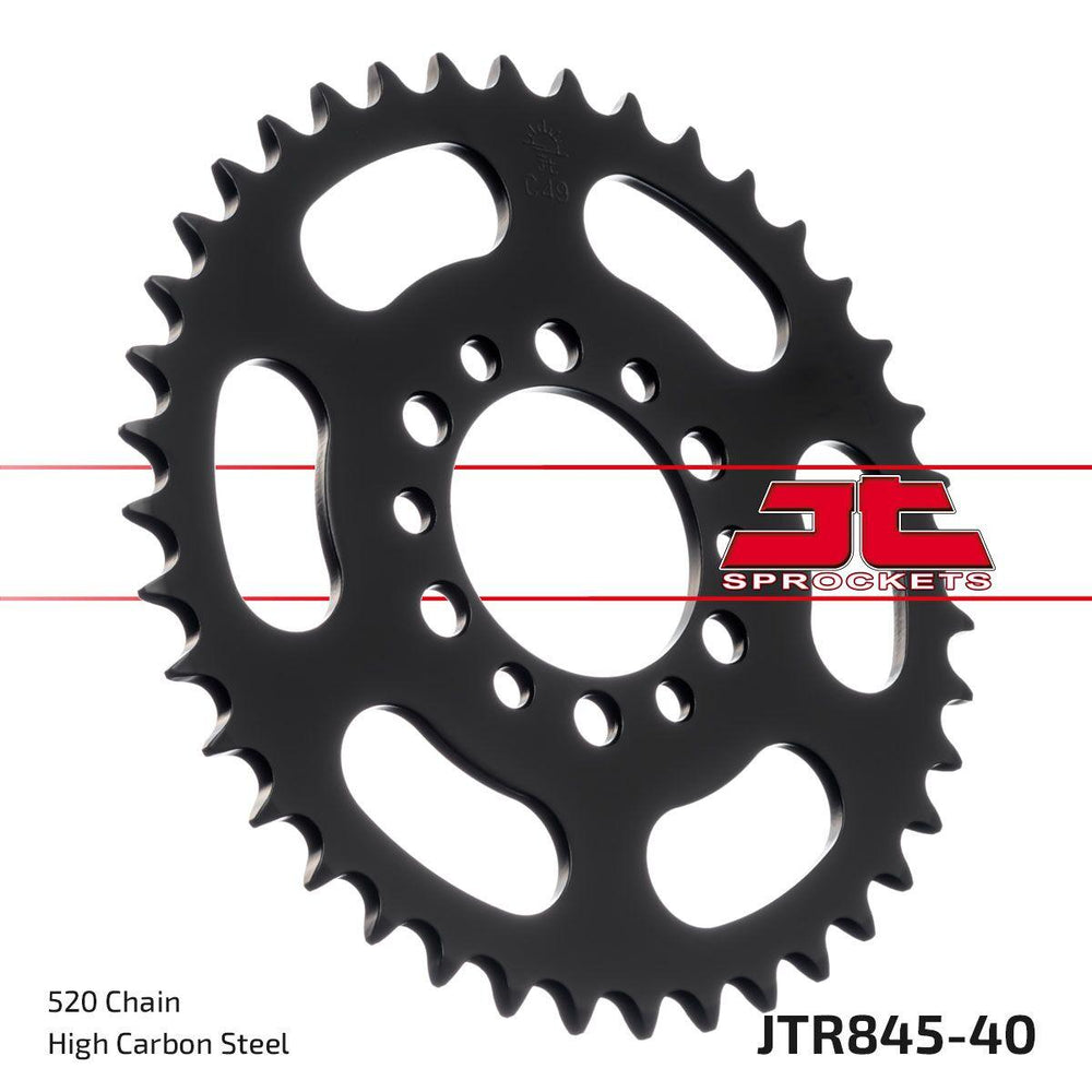 JT Steel Sprocket For Yamaha IT 175 1977-1979 Rear 40T - Black