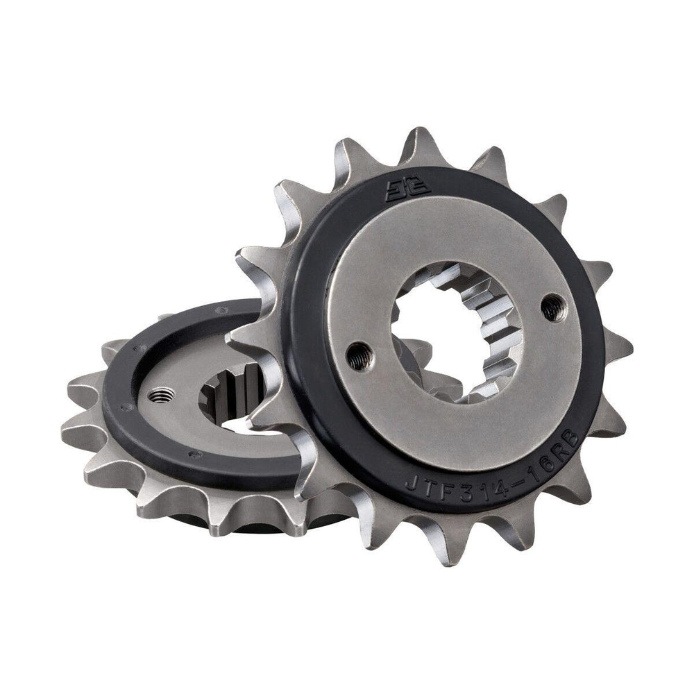 JT Front Rubber Cushioned Sprocket For Honda XRV 750 1990-2003 Front Black  16T