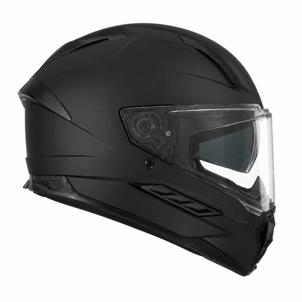 Spada Outcast Full Face Motorcycle Helmet - Matt Black