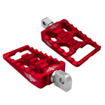 Heinz Bikes Foot Pegs For Harley Davidson FLDE1750 2018-2020 Rear - Red