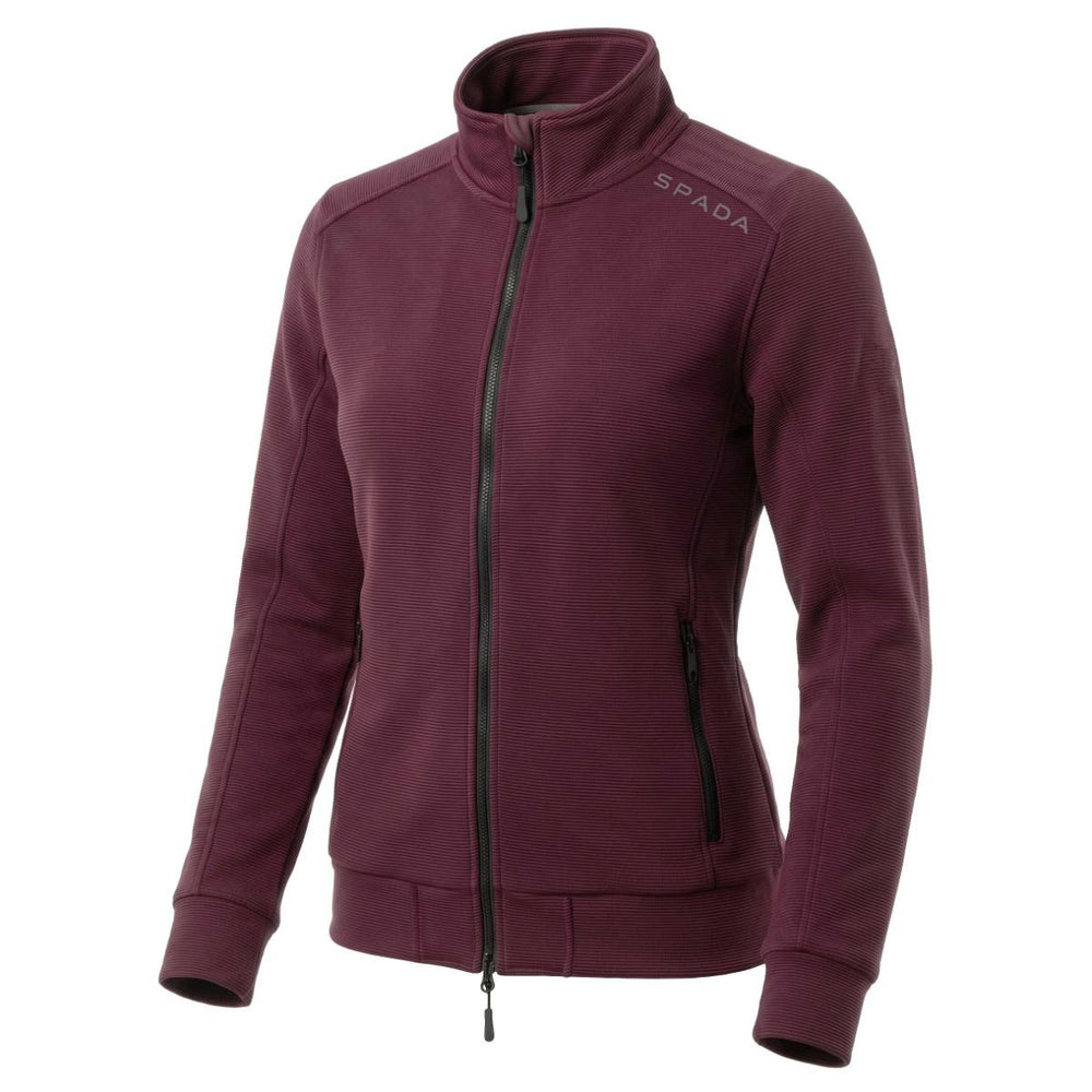 Spada Blade Ladies Motorcycle Track Top Jacket - Port Red