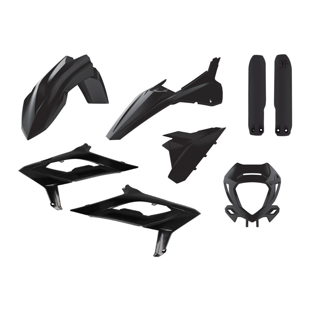 Polisport Full Plastics Kit For Beta RR 125 2023-2024 - Black