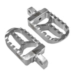 Heinz Bikes Foot Pegs For Harley Davidson FLDE 1750 2018-2020 Front - Silver