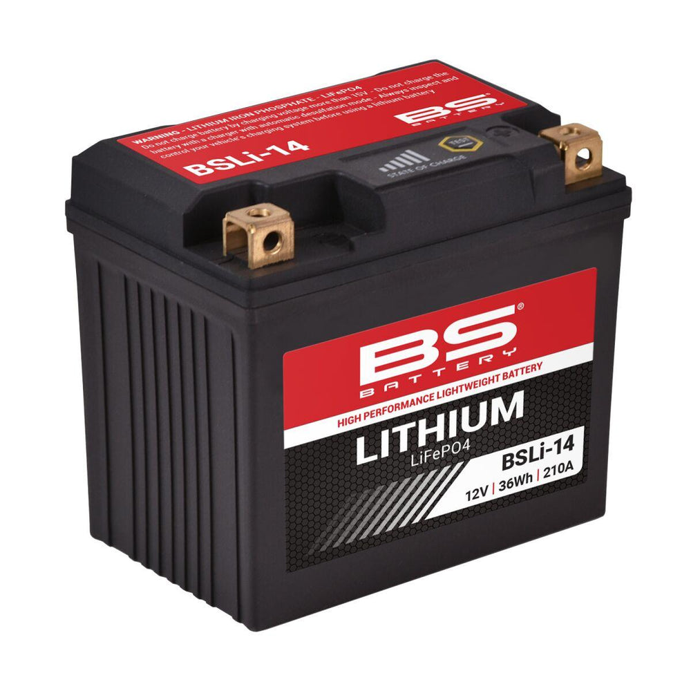 BS Battery BSLI MAX Lithium Battery For Honda CRF1100L - Black