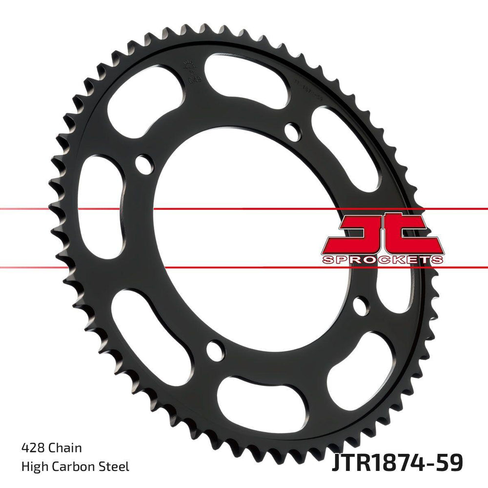 JT Sprocket For Yamaha XVS 125 2000-2004 Rear  59T