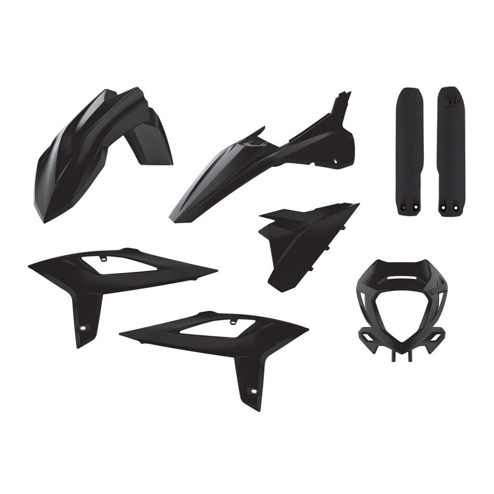 Polisport Full Plastics Kit For Beta RR 125 2020-2022 - Black