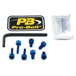 Pro Bolt Aluminium Fuel Cap Kit For Honda CB1000R 2008-2017 - Blue