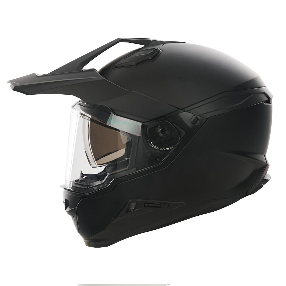 Spada Nitride Adventure Motorcycle Helmet - Matt Black